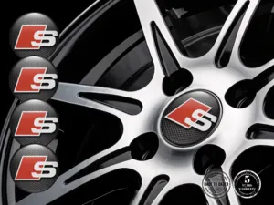 Sticker on Rims Tuning Domed Racing Logo